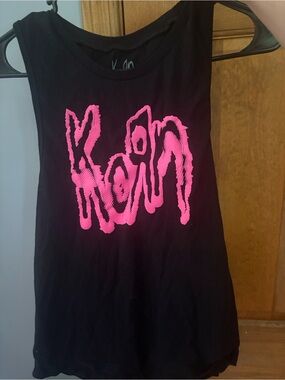 Korn Band Muscle Top ~ small & pink